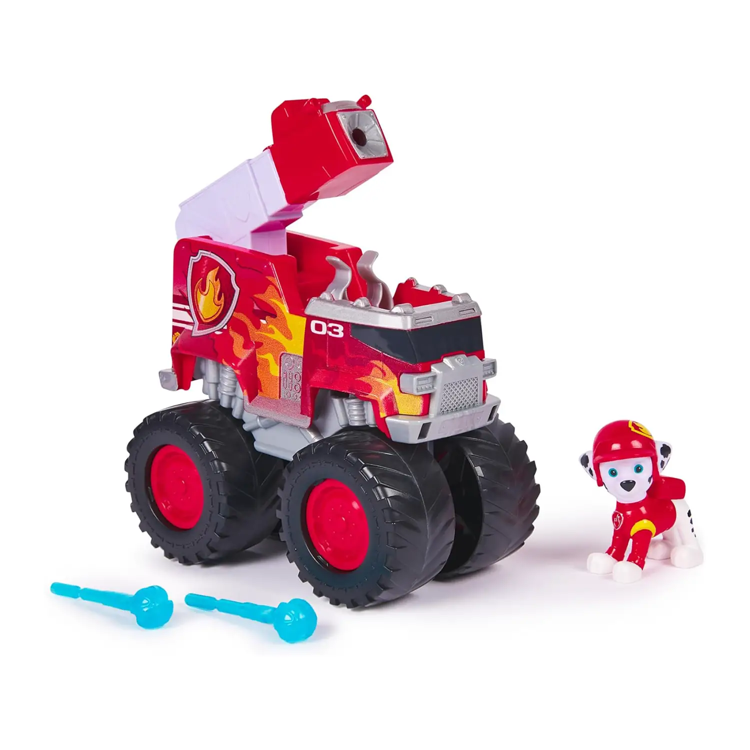 Paw Patrol Rescue Wheels Marshall – Camion Pompieri con Missili - action figures ed accessori