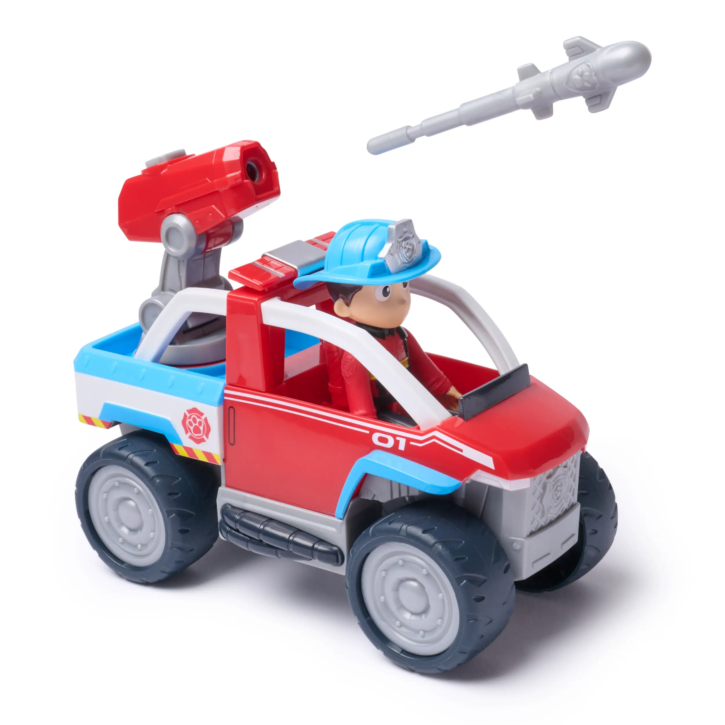 Paw Patrol Fire Rescue Ryder – Quad con Drone Lanciabile 3+ - action figures ed accessori
