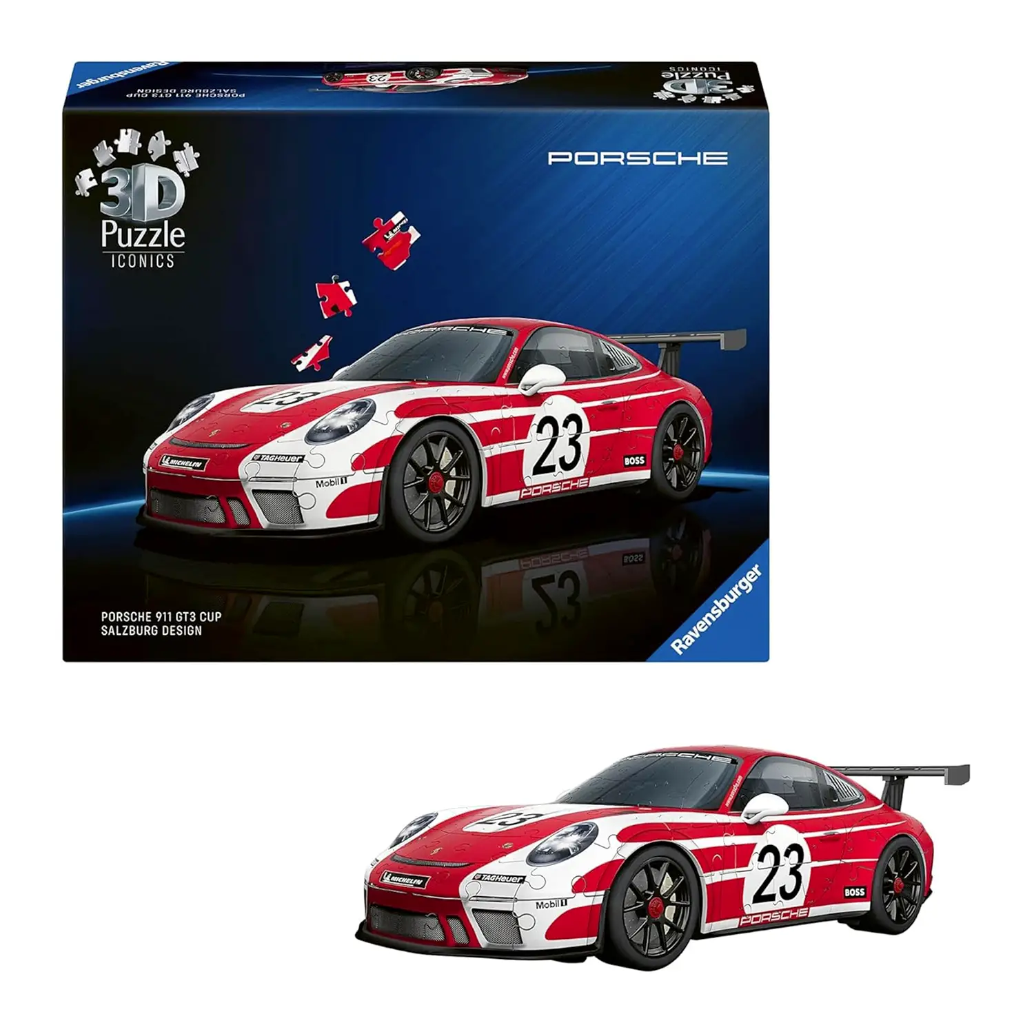 Puzzle 3D Porsche 911 GT3 Cup Salzburg - puzzle 3d