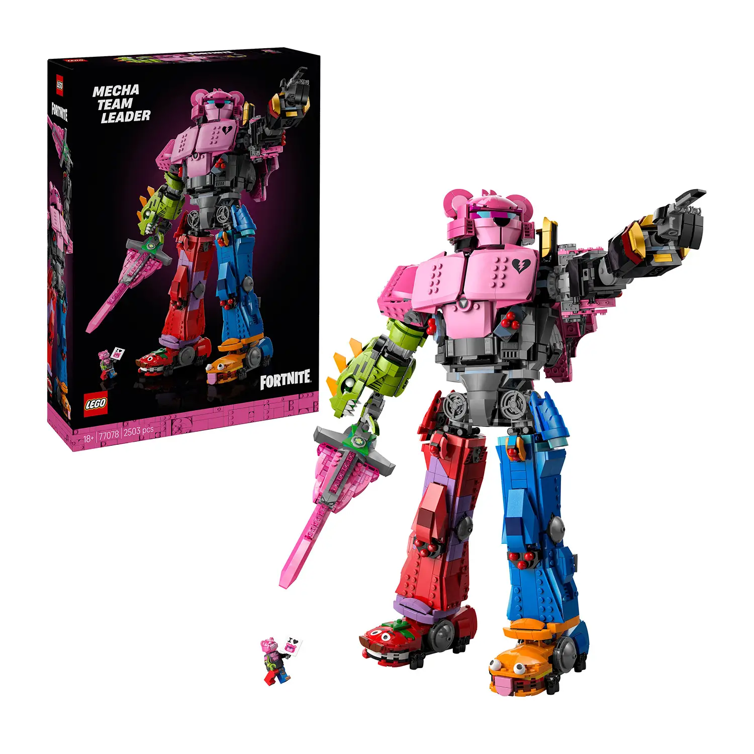 Lego Fortnite Leader Squadra Mecha 77078 - Action Figure 45 cm - lego