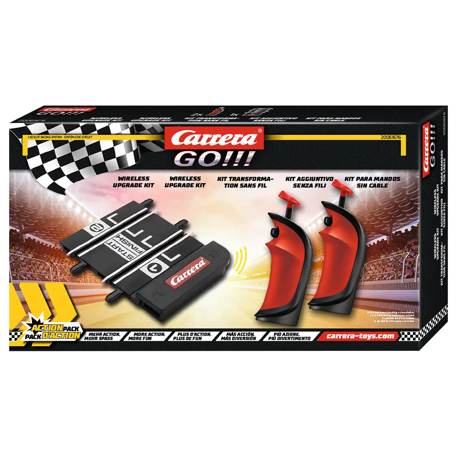 Carrera GO!!! Kit di Aggiornamento Wireless con 2 Controller - Veicoli, garage e piste