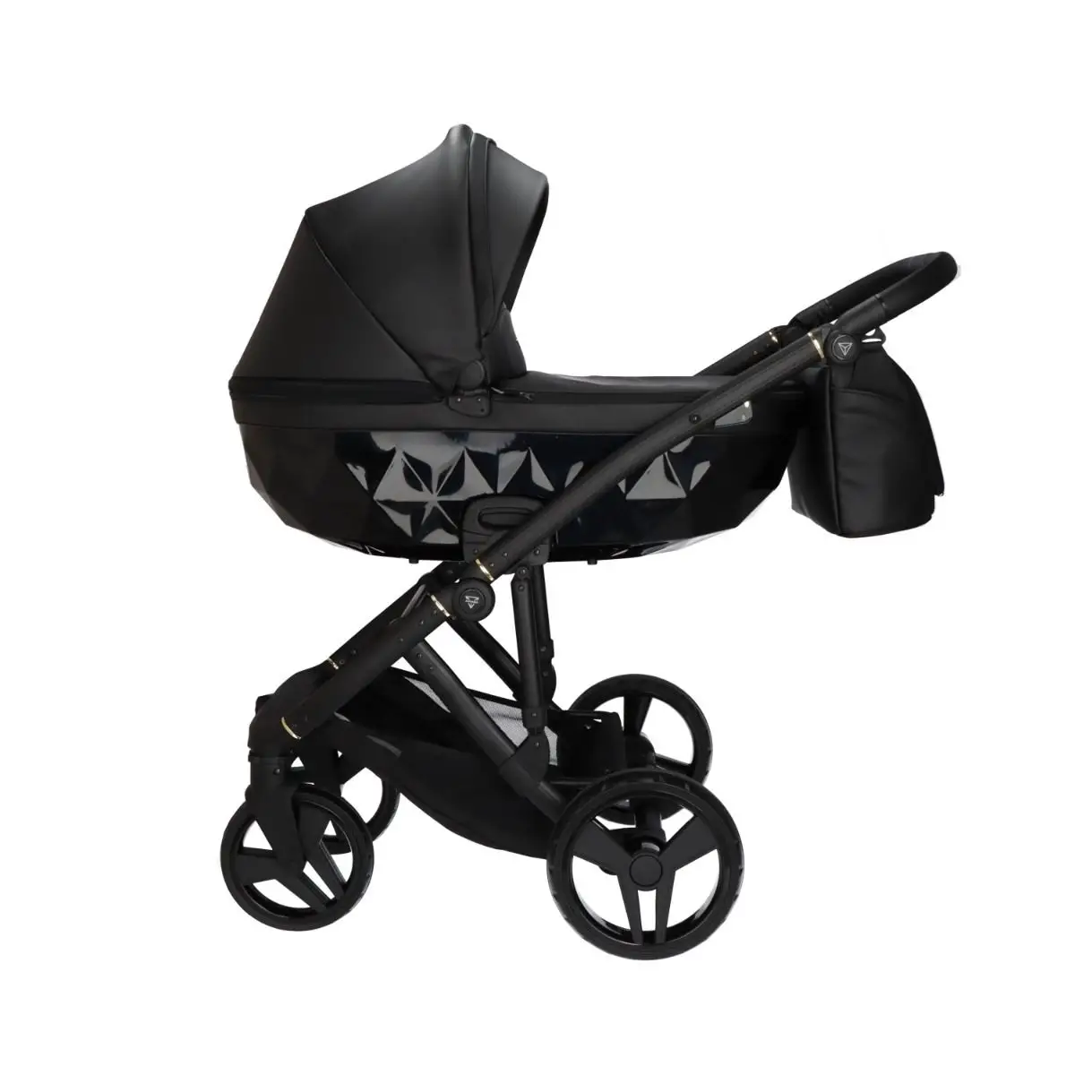 Trio Junama Classic Ecopelle Total Black Telaio 51 cm - trio e modulari