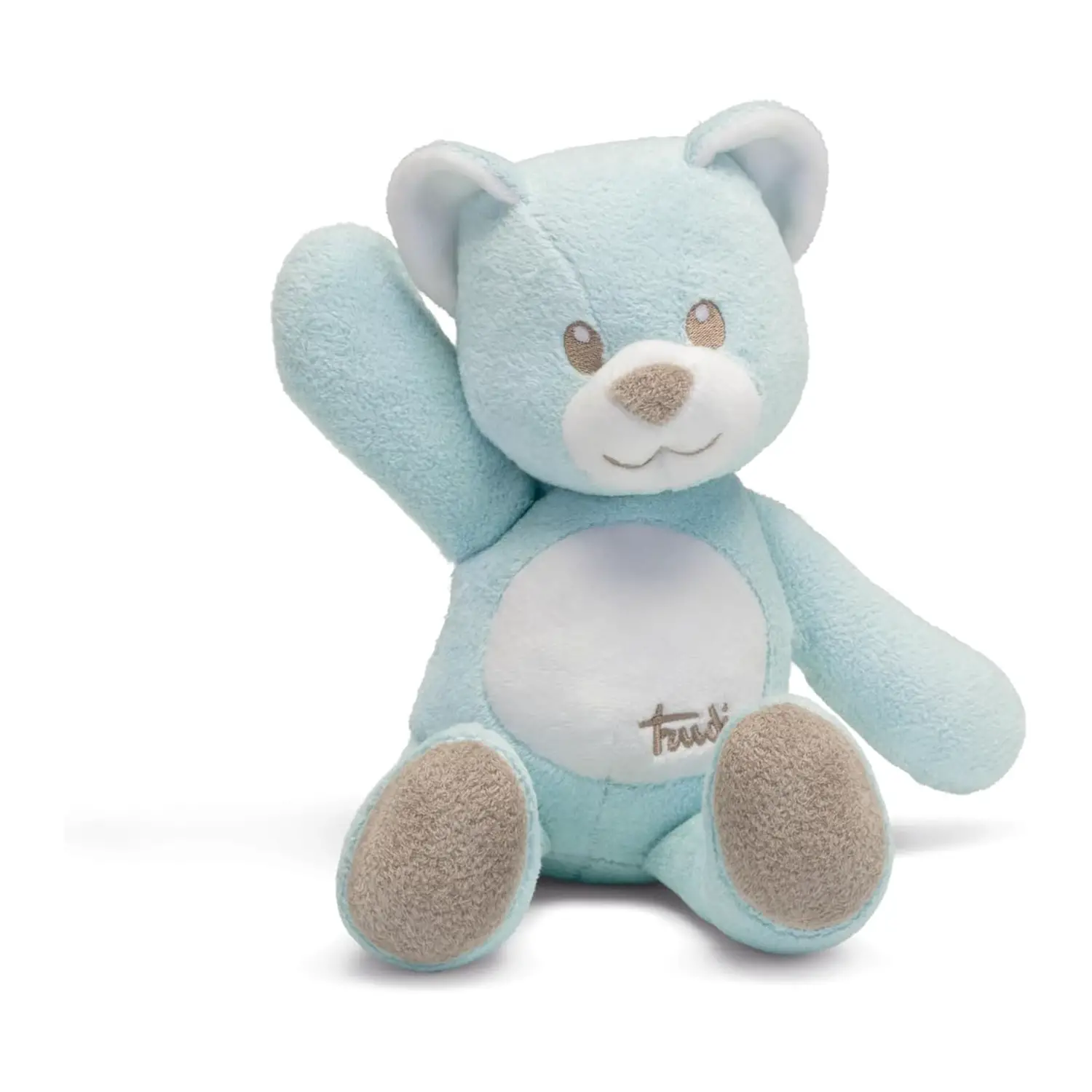 Trudi Orso Cremino Azzurro Taglia M – Peluche Morbido Neonato - peluches 0/36 mesi