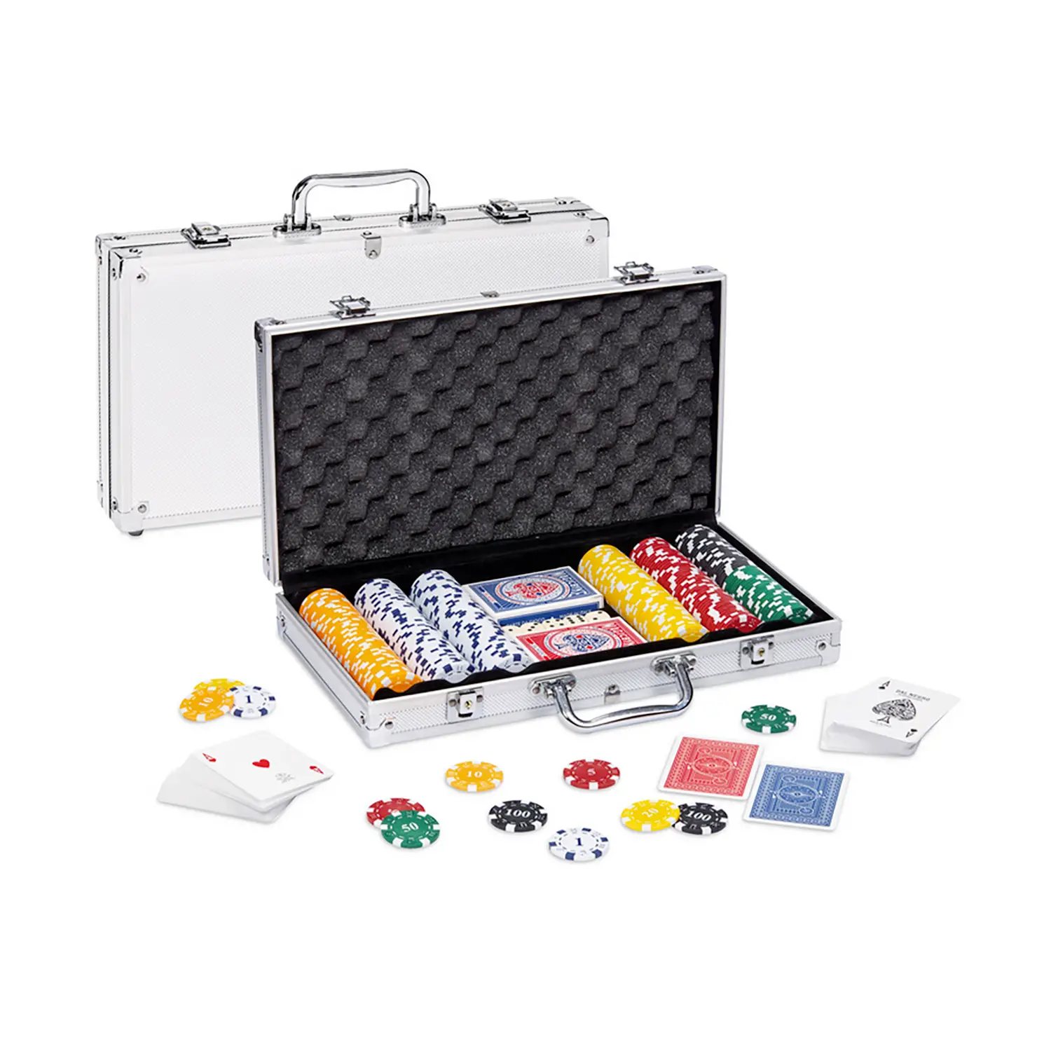 Valigetta Poker 300 Fiches Con Valore - giochi di società