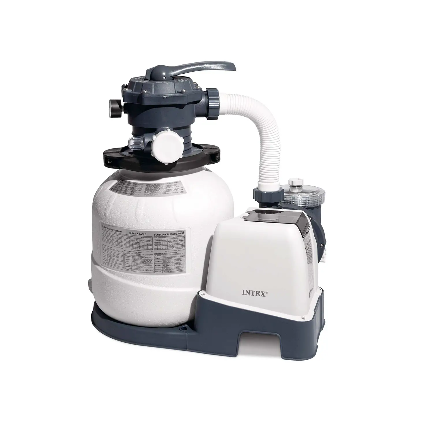 Pompa A Sabbia Con Wifi - Flusso D'acqua : 7,900 L/h, Flusso Di Sistema: 6,000 L/h - accessori