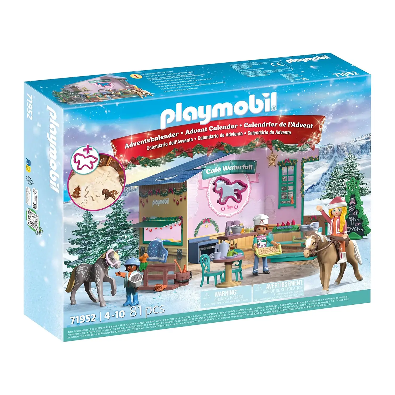 Playmobil 71952 Calendario dell'Avvento Babbo Natale ed Elfi in Pasticceria - playmobil