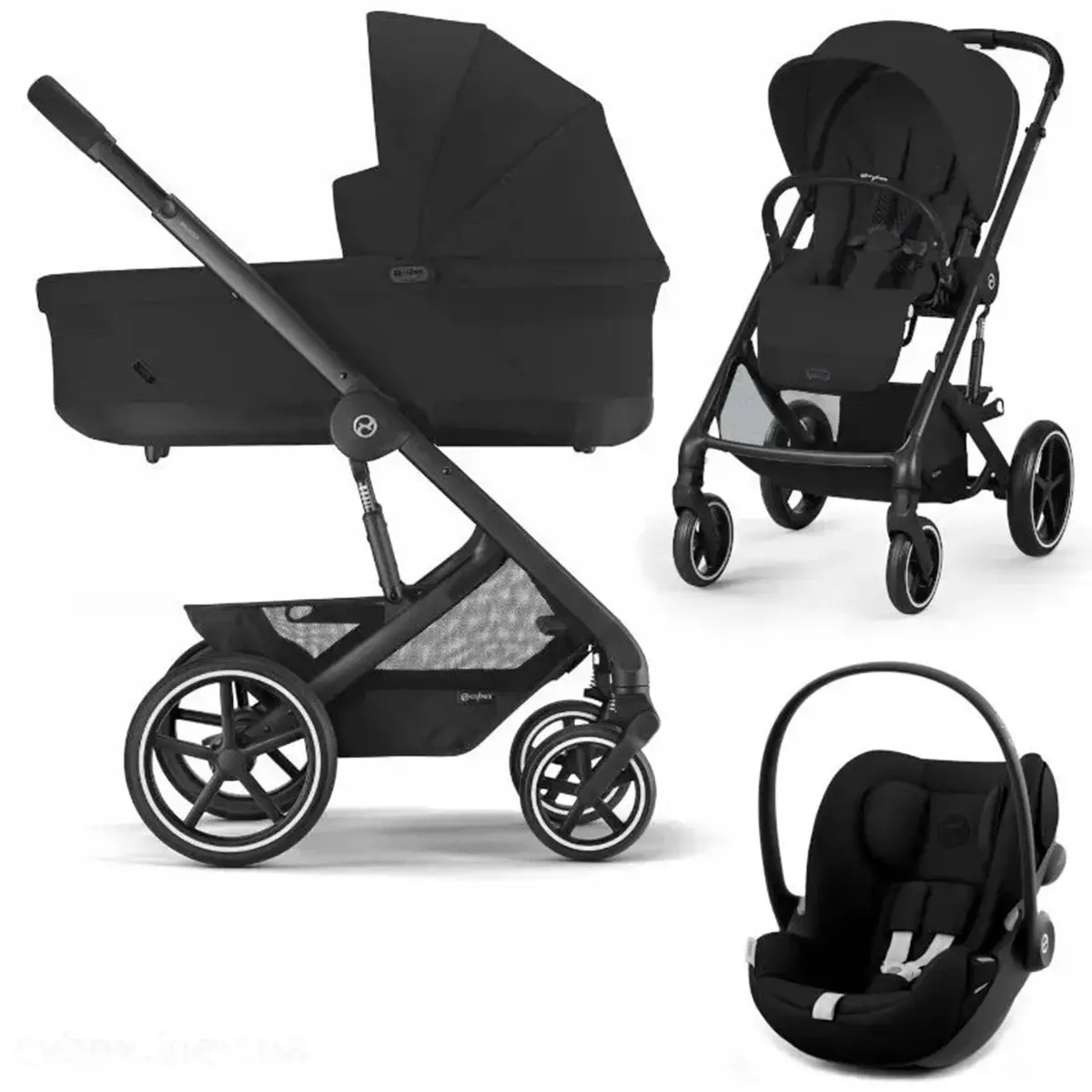 Cybex Trio Balios S Lux Travel set One Box Moon Black - trio e modulari