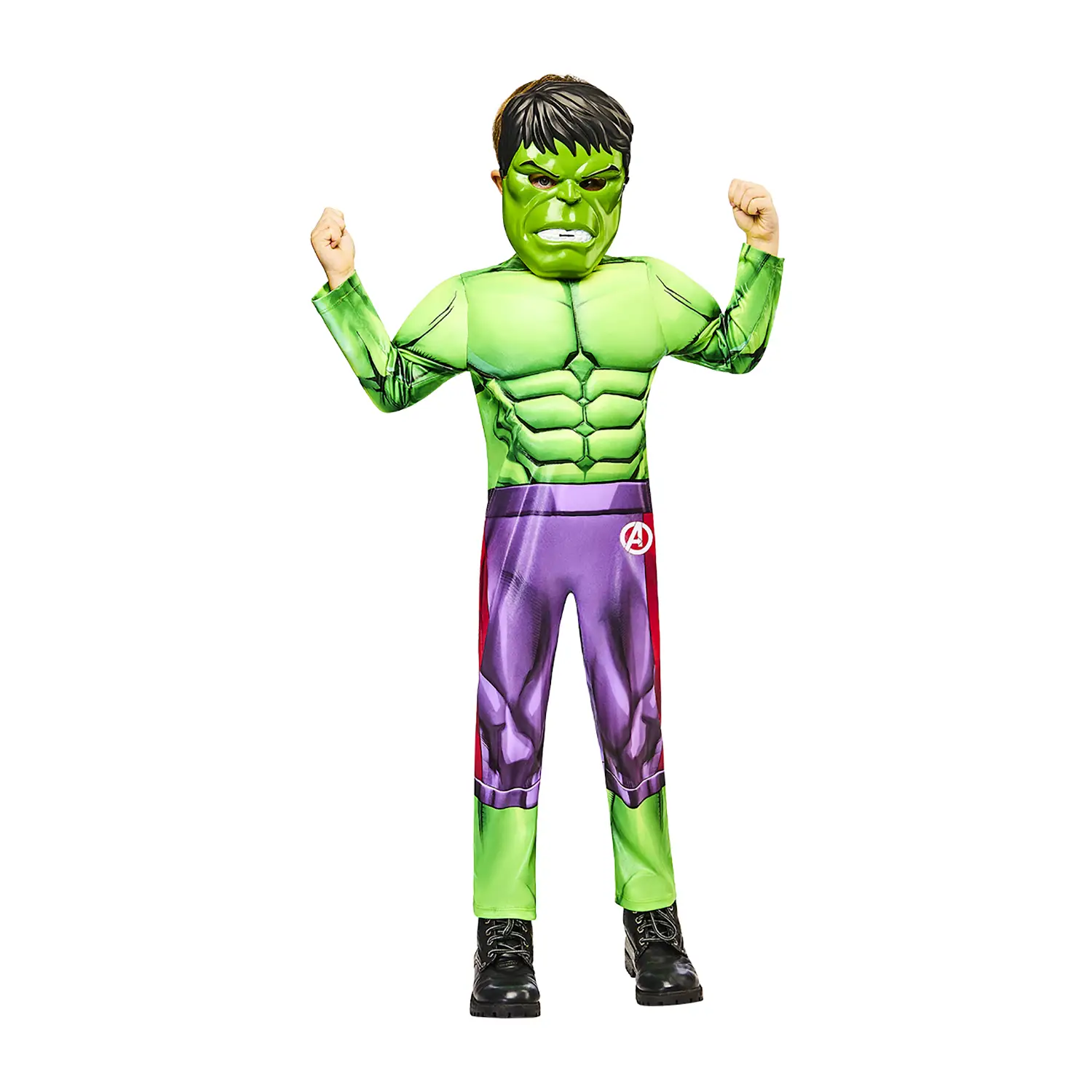 Costume Hulk Black Line - Taglia XS - 5/6 Anni - abiti bambino e bambina