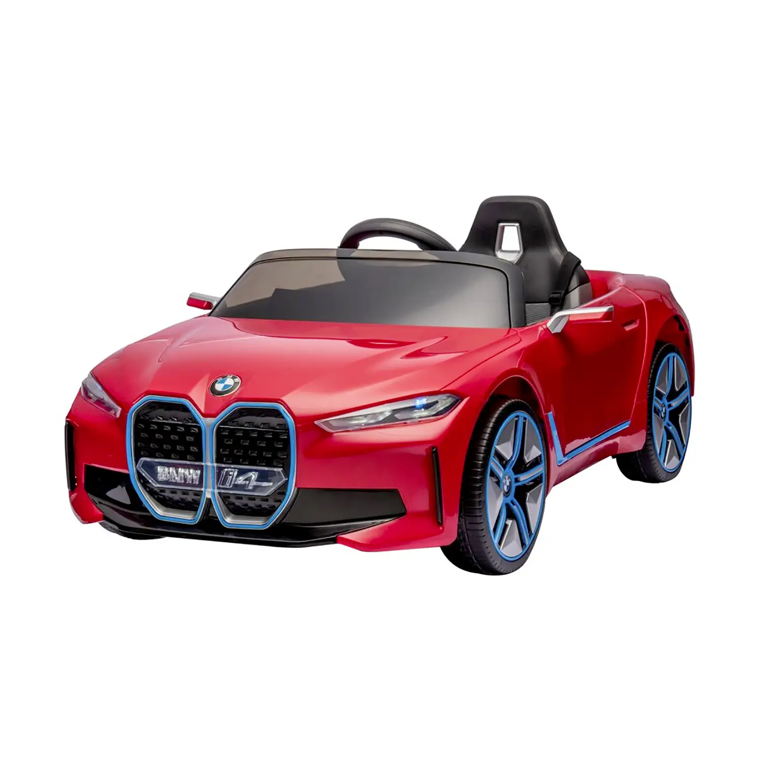 Auto Elettrica per Bambini Bmw I4 12V con Radiocomando Rossa - auto
