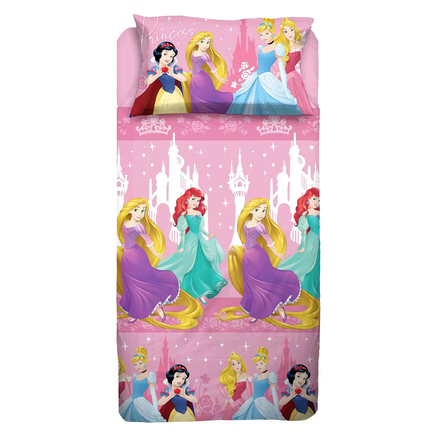Completo 1 Piazza E Mezza Con Federa Disney Princess - biancheria casa