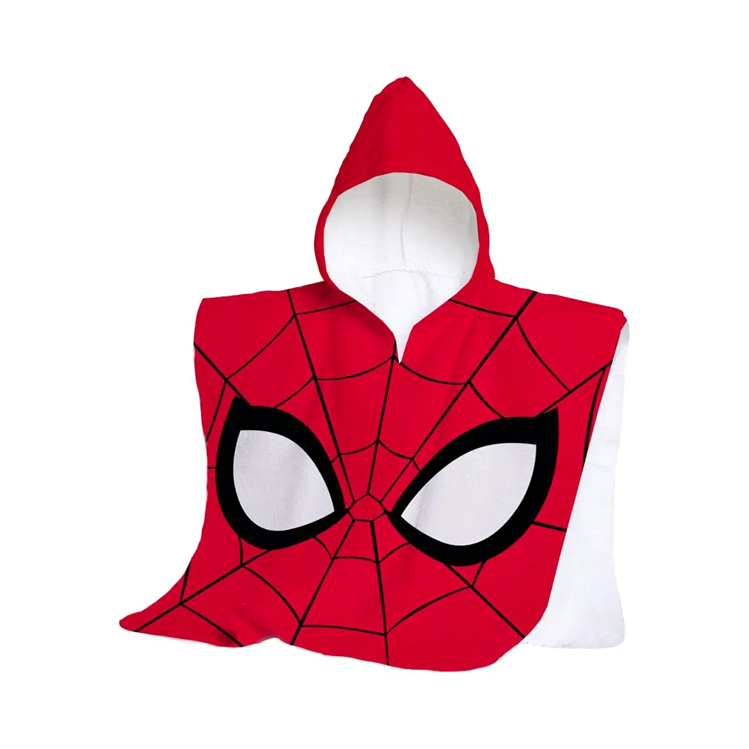 Poncho Spiderman Misura Maxi 60x60 - accessori stagionali