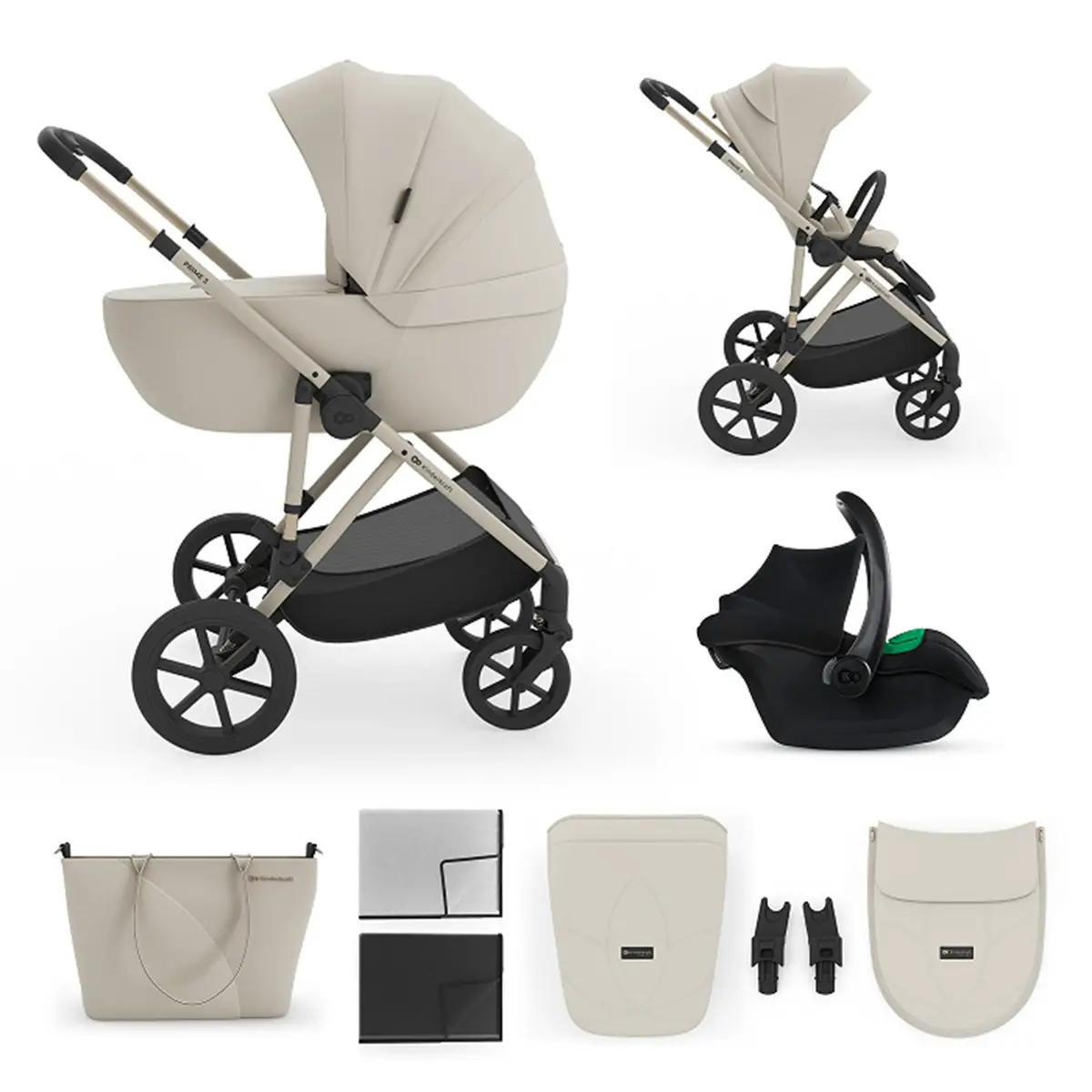 Trio Prime 3 Sand Dune 3in1 Kinderkraft - trio e modulari
