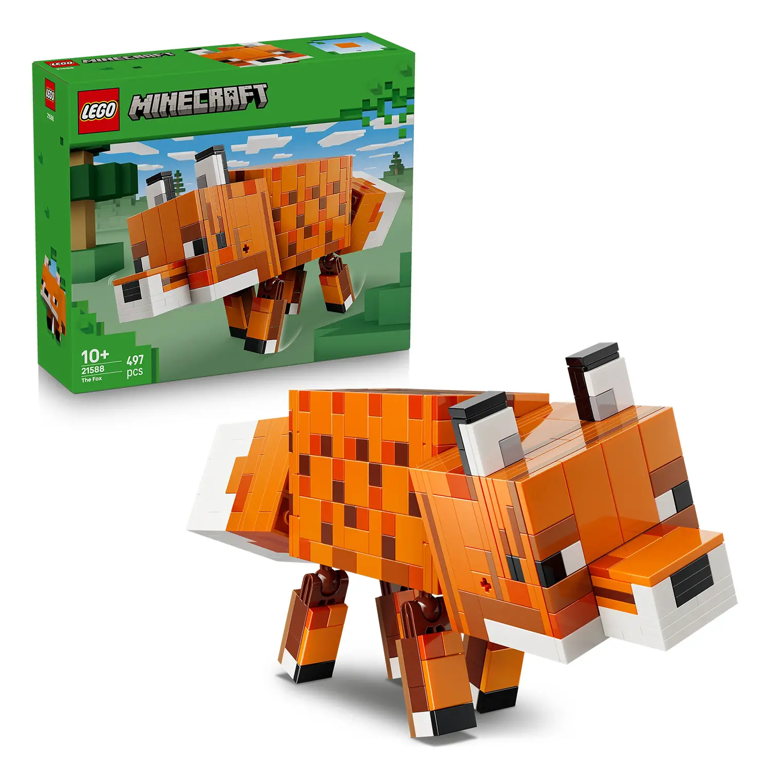 LEGO Minecraft 21588 La Volpe Snodabile da Costruire 10+ - lego