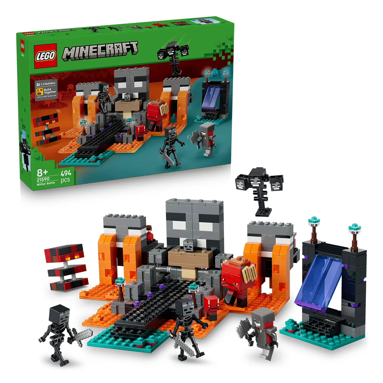LEGO Minecraft 21590 Battaglia contro il Wither Giocattolo 8+ - lego