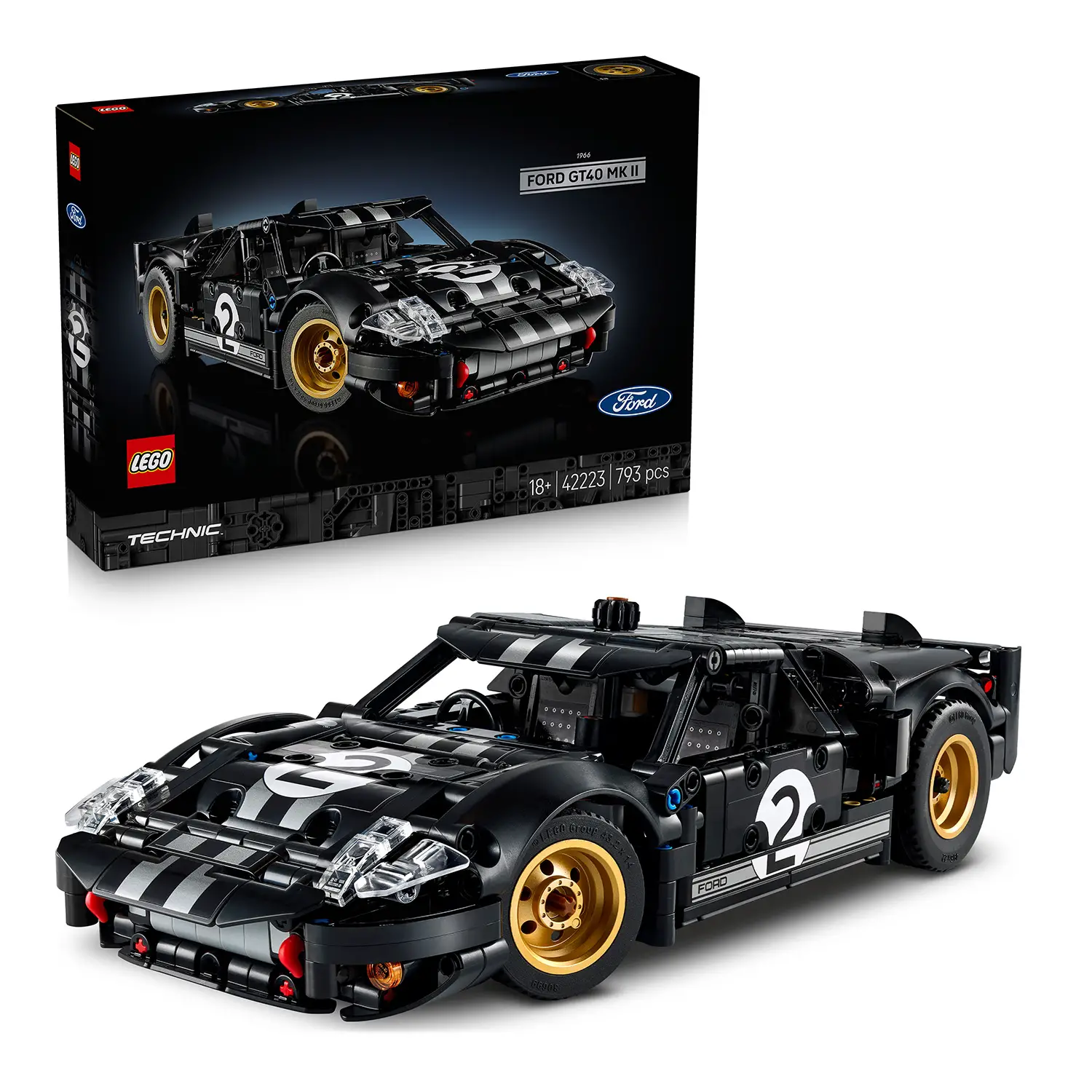 LEGO Technic Ford GT40 MKII 1966 Auto da Corsa 42223 - lego
