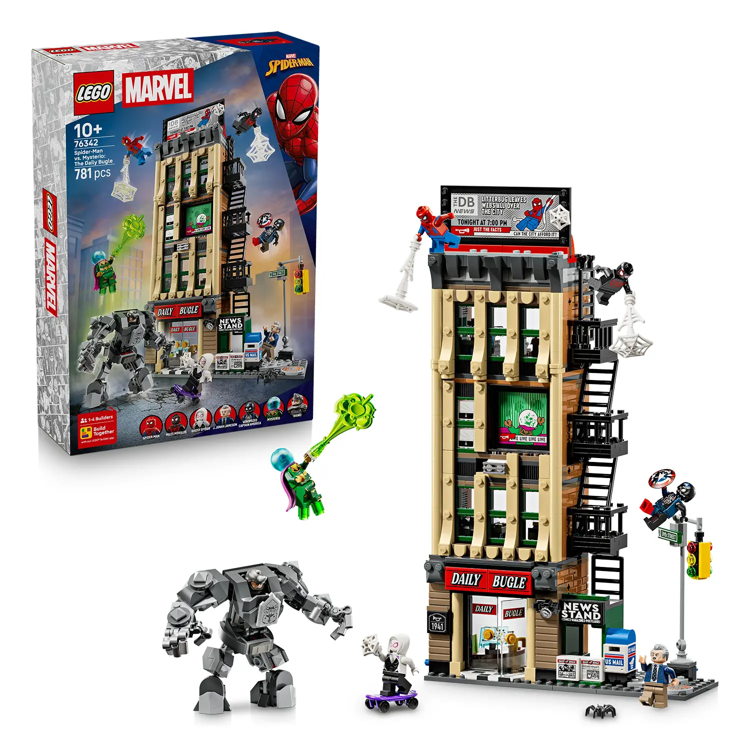 LEGO Marvel Spider-Man vs. Mysterio Daily Bugle 76342 - lego