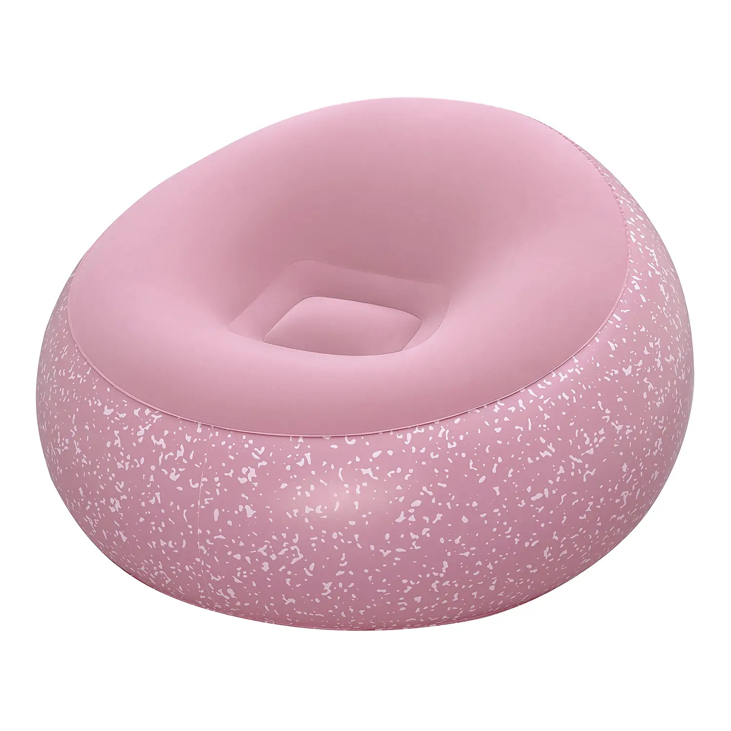 Pouf Gonfiabile Per Esterno - Interno Rosa Cipria - estivo mare