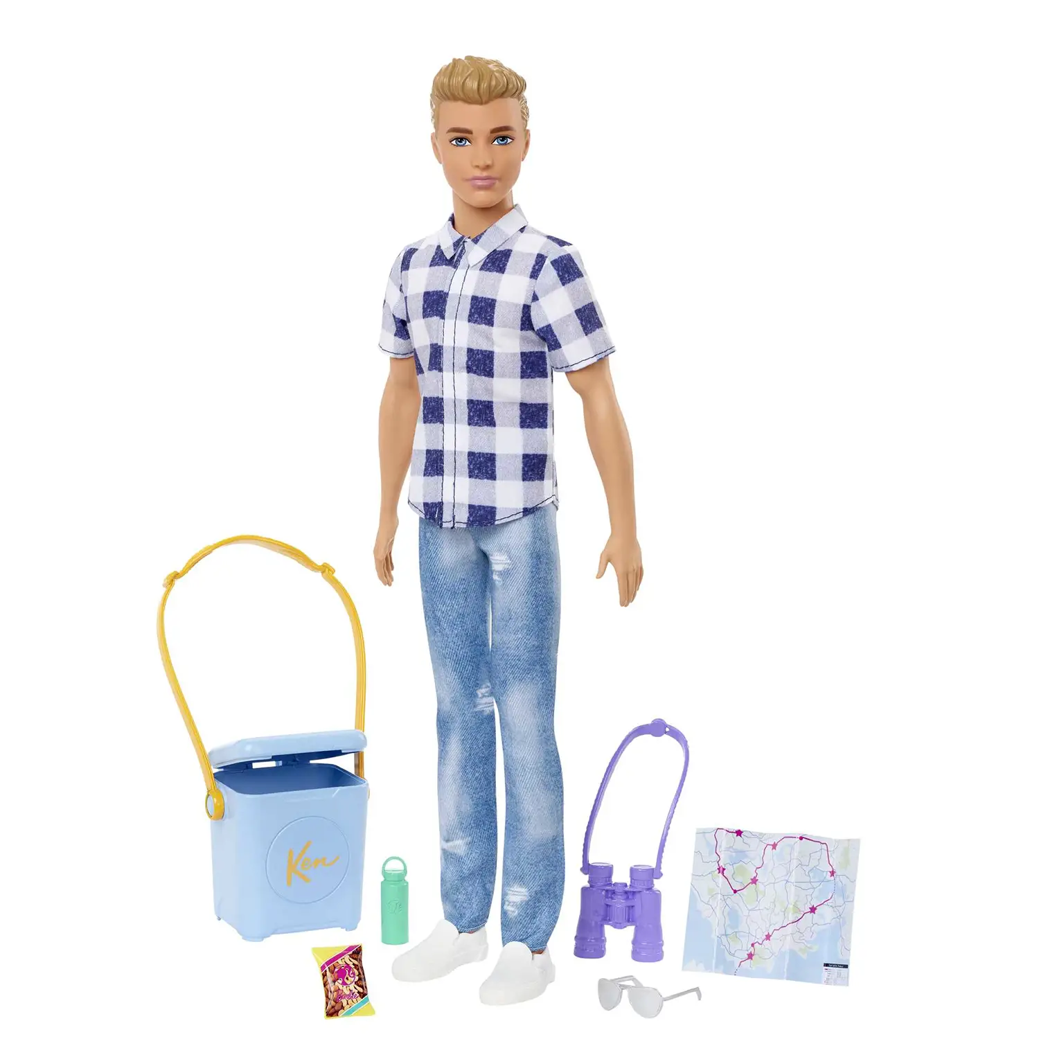 Barbie Dreamhouse Adventures Ken Bambola con Accessori HHR66 - collezionabili bambina