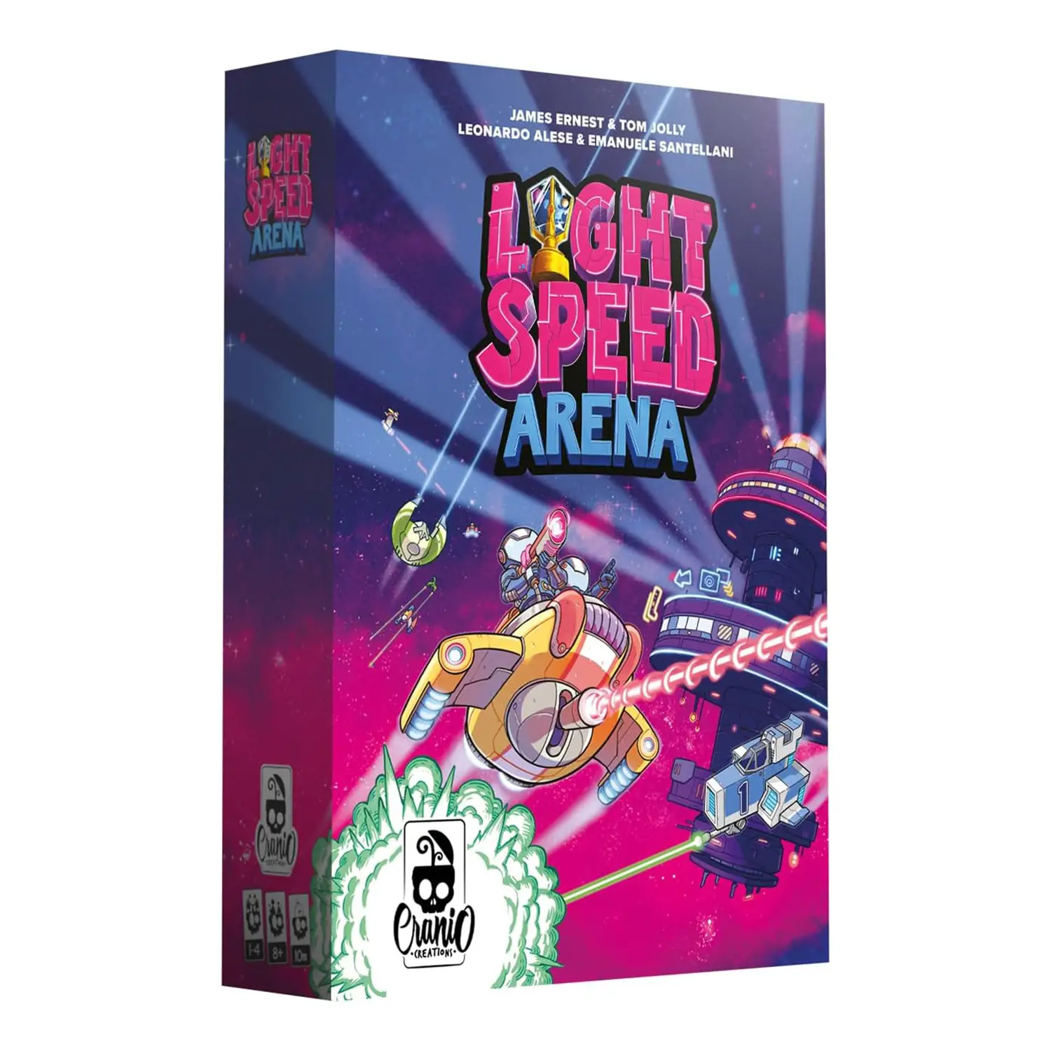 Light Speed Arena Gioco da Tavolo con App Strategico 1-4 Giocatori - giochi di società