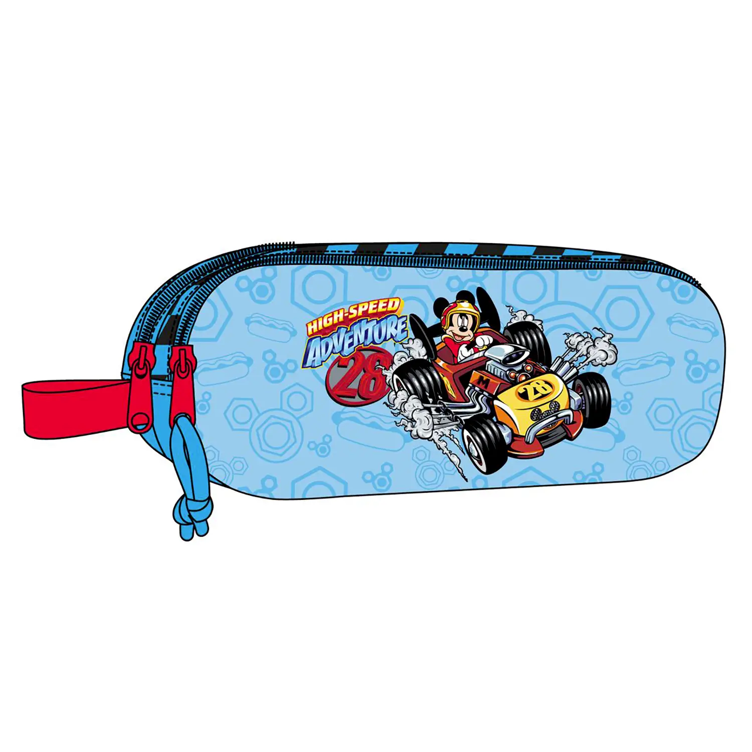 Mickey High Speed Astuccio Bustina 2 Scomparti - bauletti tombolini bustine