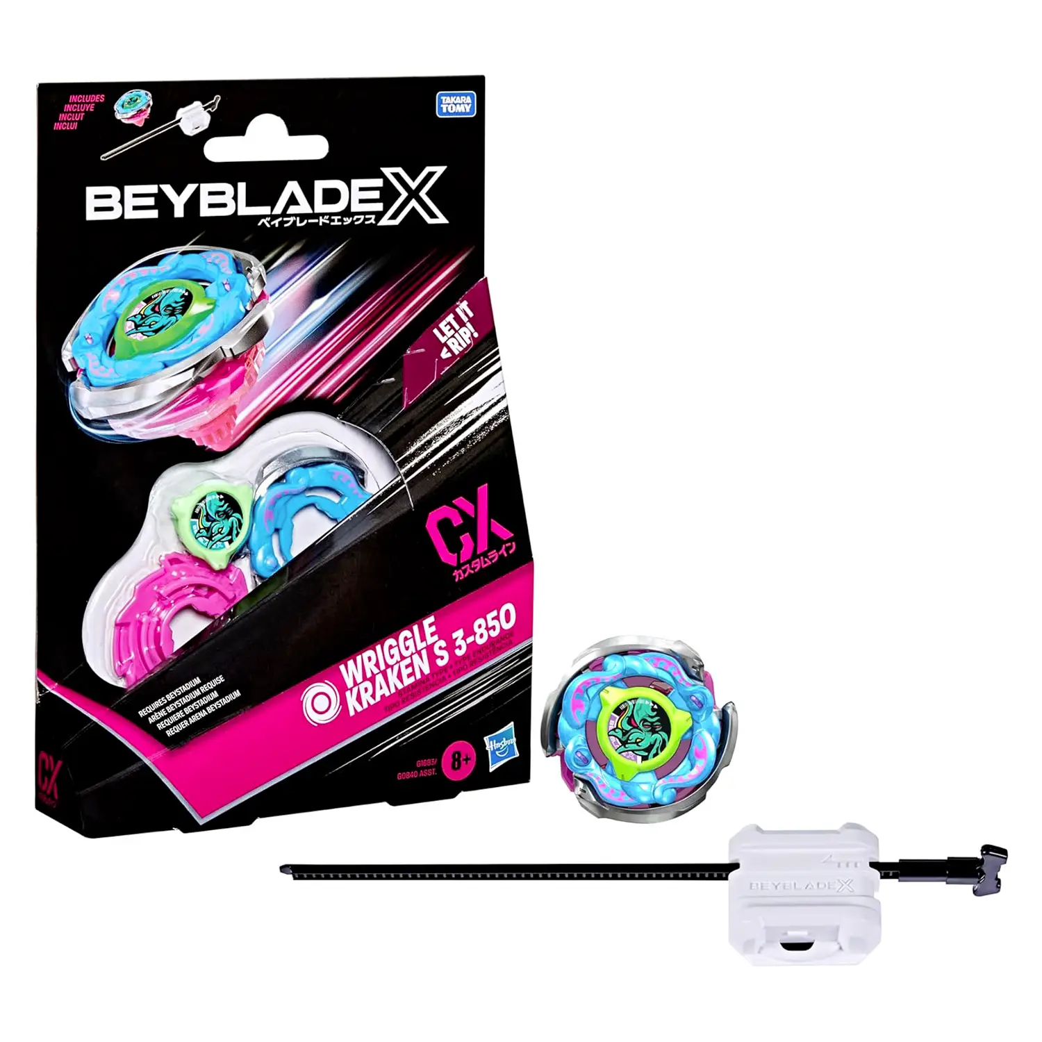 Beyblade X CX Starter Pack Wriggle Kraken S 3-85O - action figures ed accessori