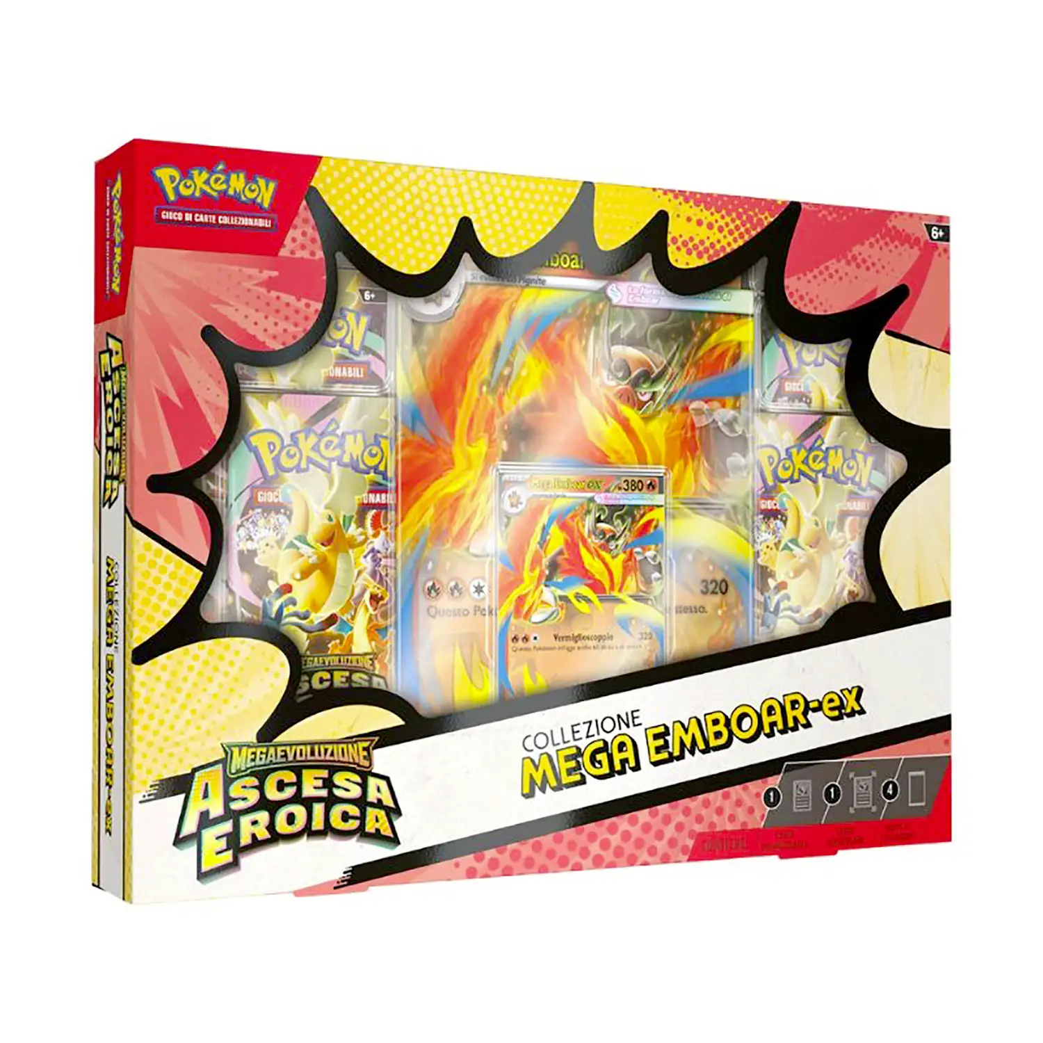 Pokemon M2.5 Collezione Mega Emboar-Ex - Giochi di società