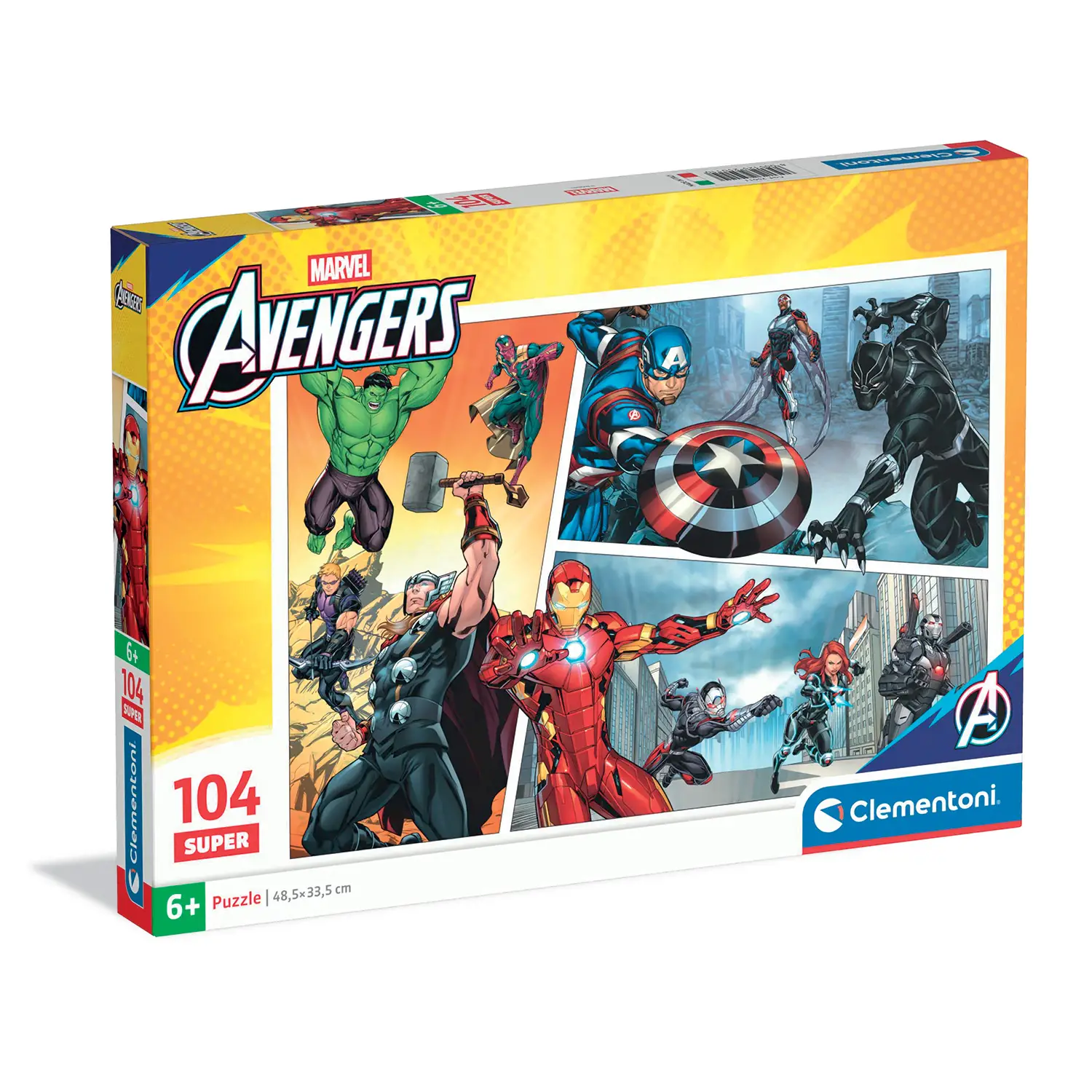 Puzzle 104 Pezzi Super Avengers - Puzzle in cartone