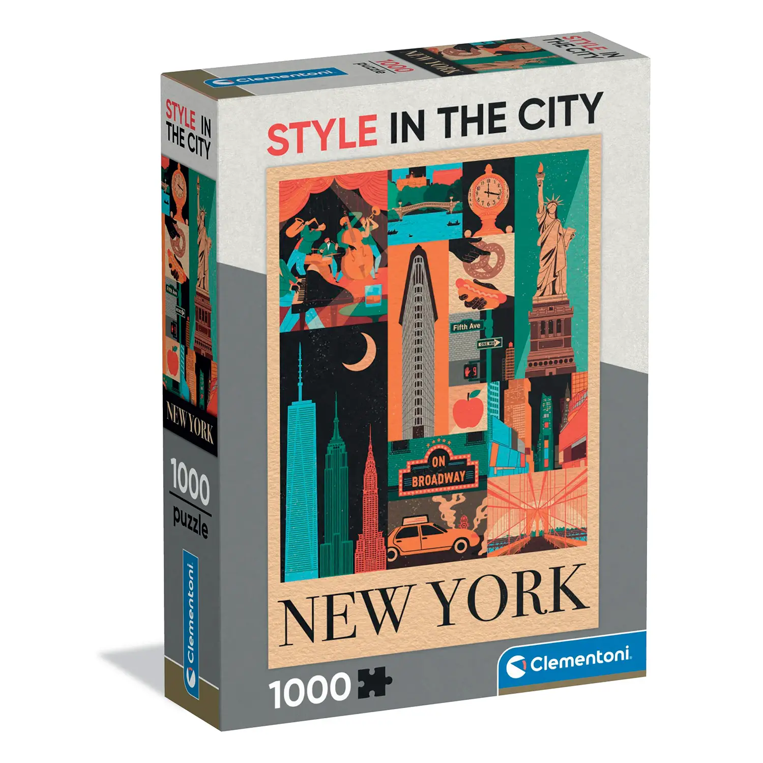 Puzzle 1000 Pezzi Style In The City New York - puzzle adulti