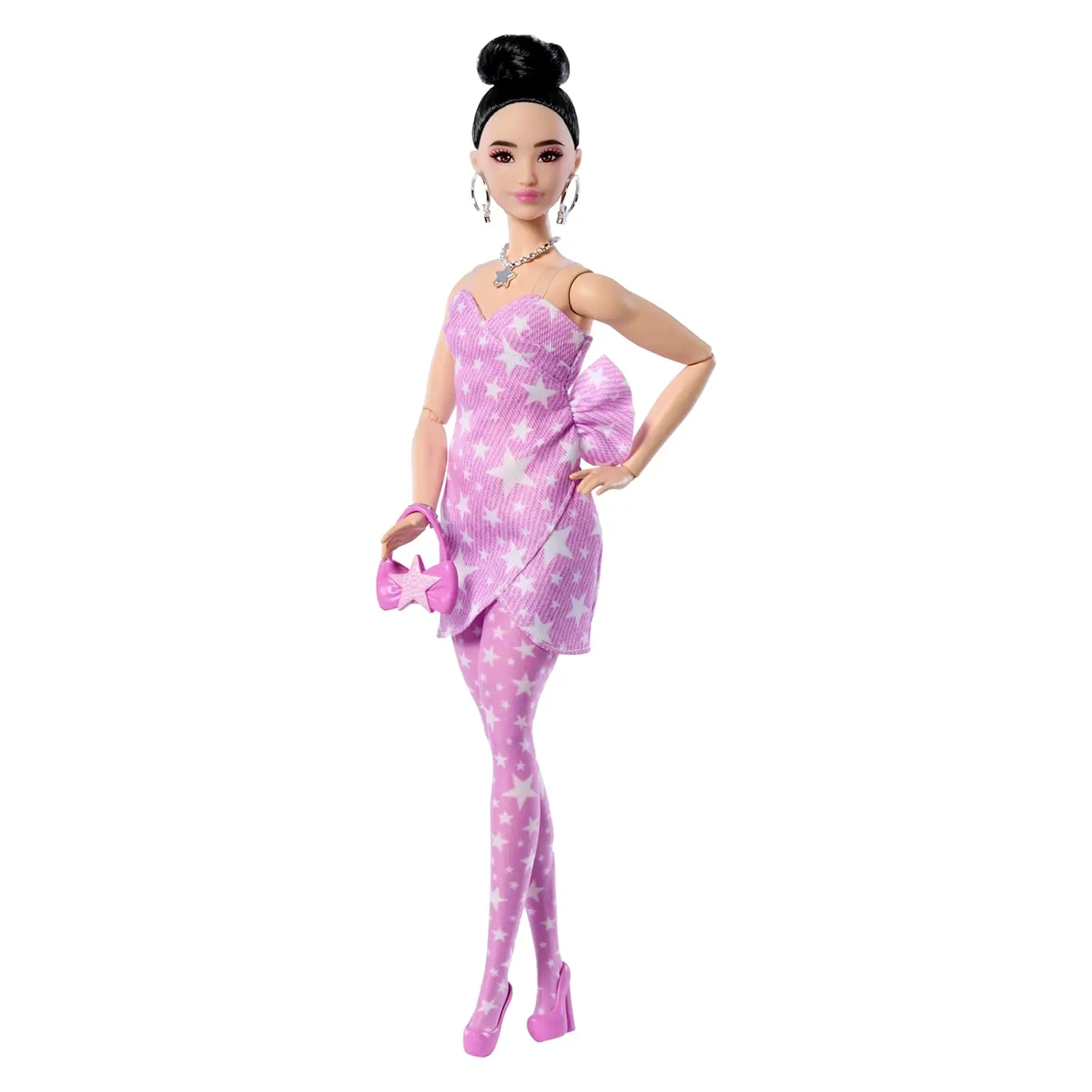 Barbie Deluxe Style N. 11 Abito Denim Rosa Con Stelle - collezionabili bambina