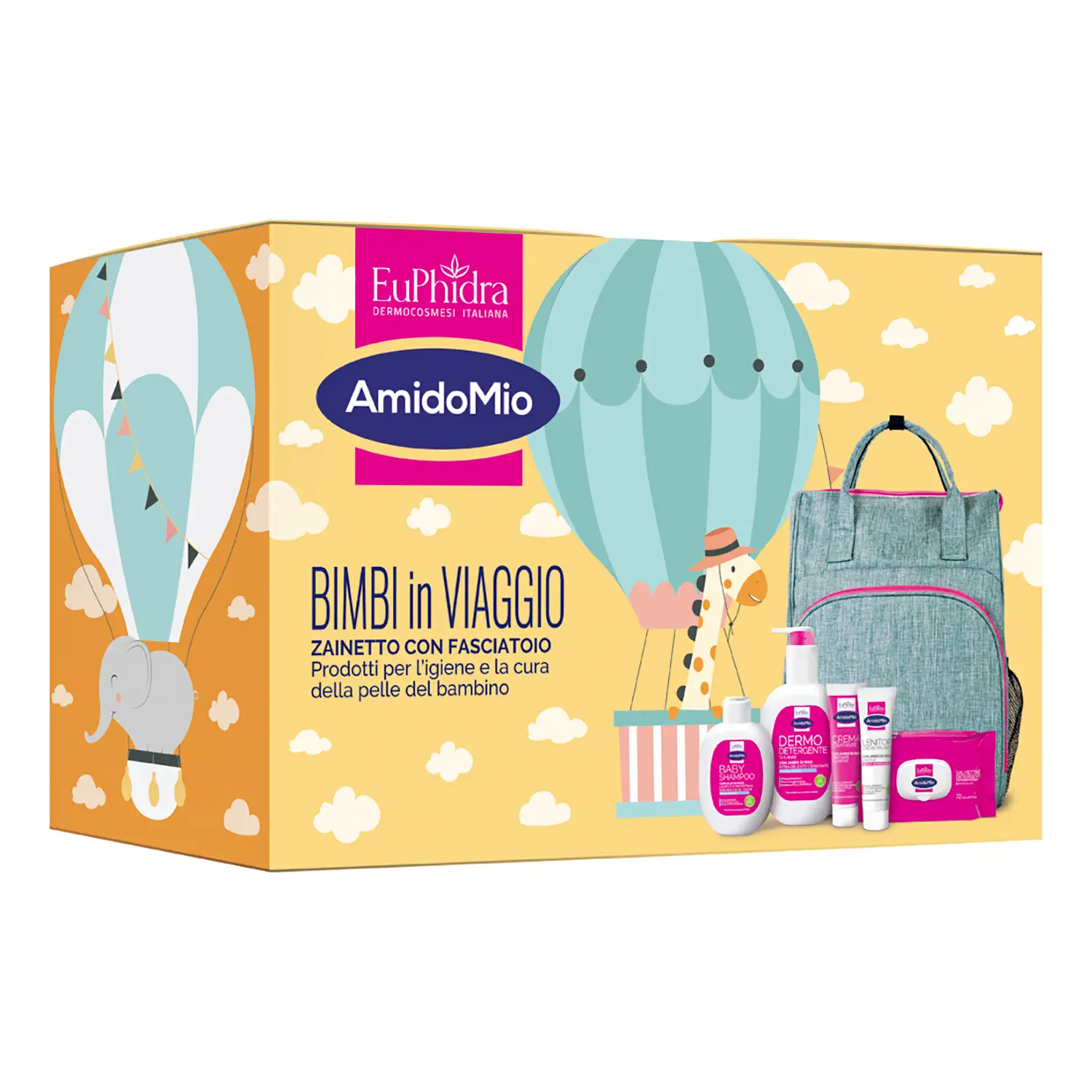 Euphidra Amido Mio Cofanetto Bimbi In Viaggio - cosmesi e igiene