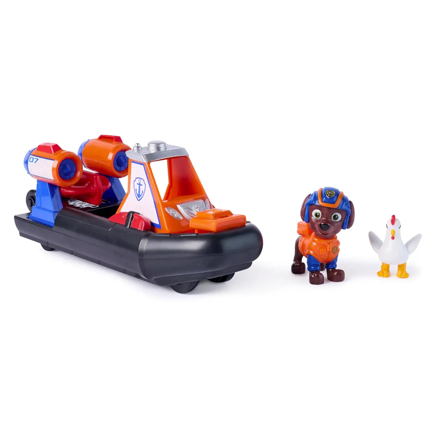 Paw Patrol Search & Rescue Veicolo Acquatico Hovercraft Di Salvataggio Di Zuma - action figures ed accessori