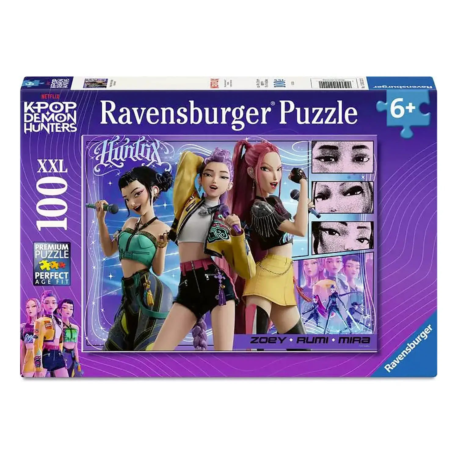 Puzzle 100 Pezzi XXL K-Pop Demon Hunters - Puzzle in cartone