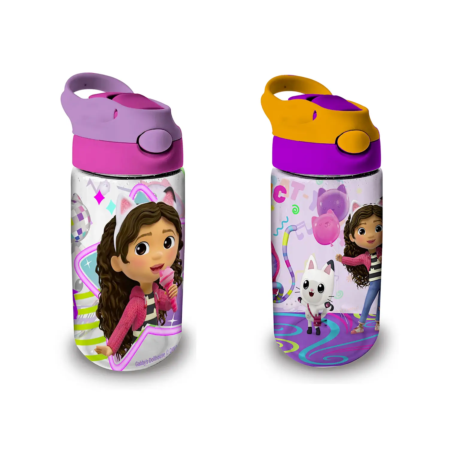 Gabby Dollhouse Borraccia Con Cannuccia 480ml - borracce