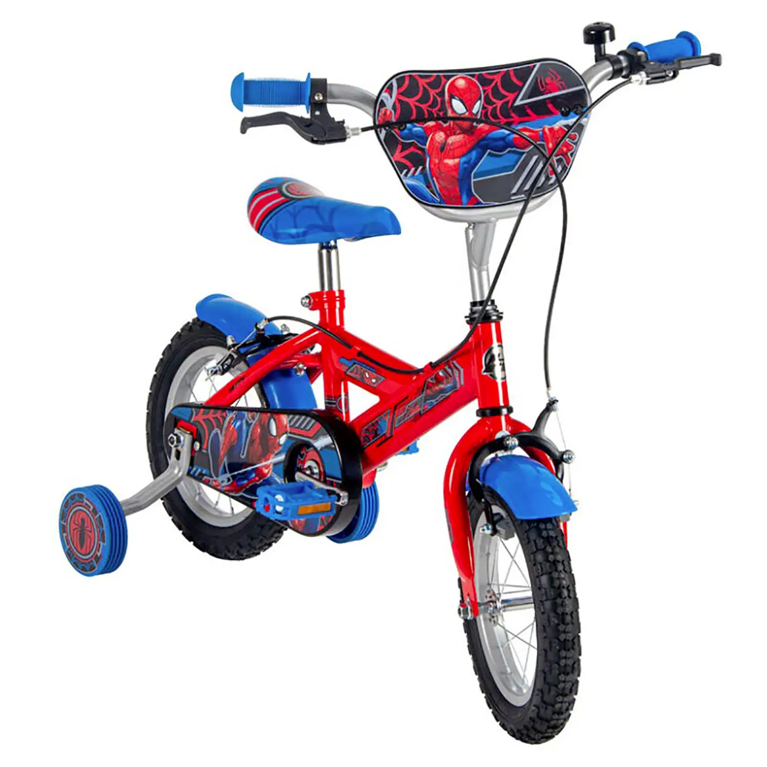 Bicicletta Bambino 12" Spiderman Con Rotelle - biciclette bambini