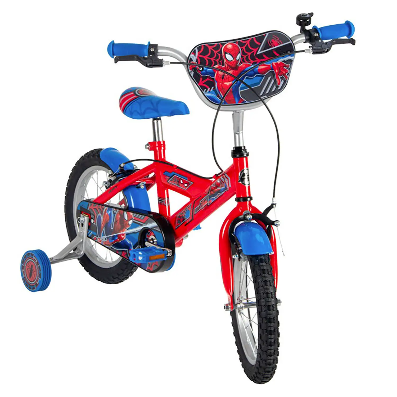 Bicicletta Bambino 14" Spiderman Con Rotelle - biciclette bambini