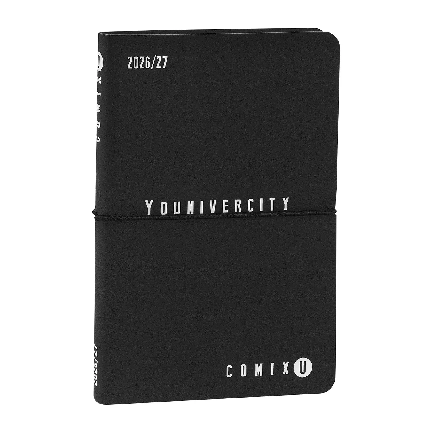 Comix U Younivercity Diario Agenda 13 Mesi Week Med Black White - diari