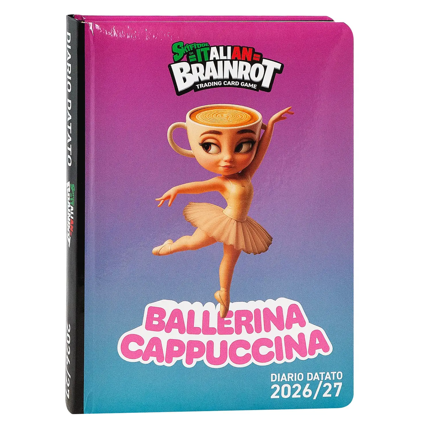 Skifidol Italian Brainrot Diario Datato 12 Mesi Standard Ballerina - diari