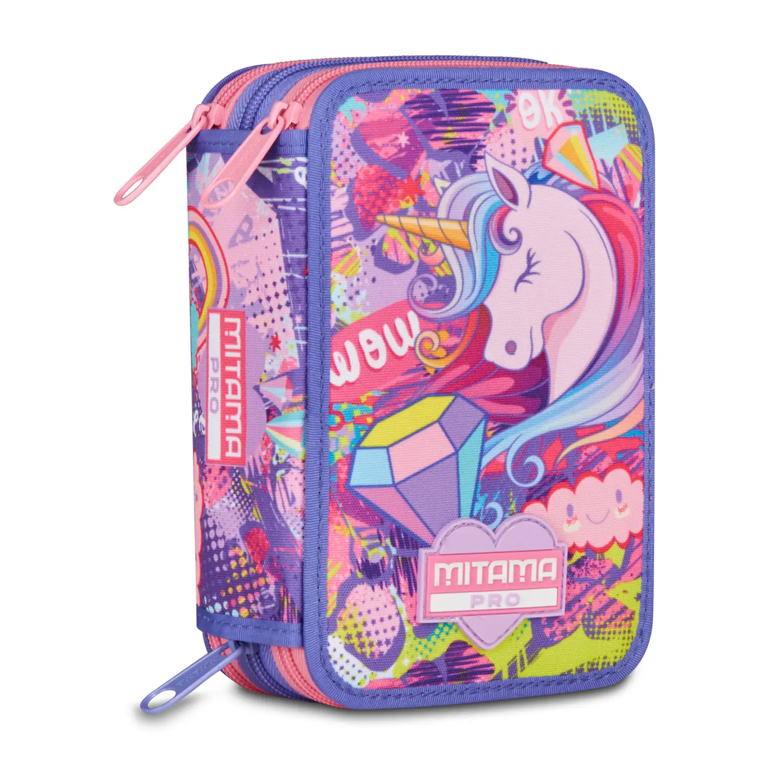 Astuccio Triplo Mitama Pro Fairyunicorn 47 Pezzi - astucci colori