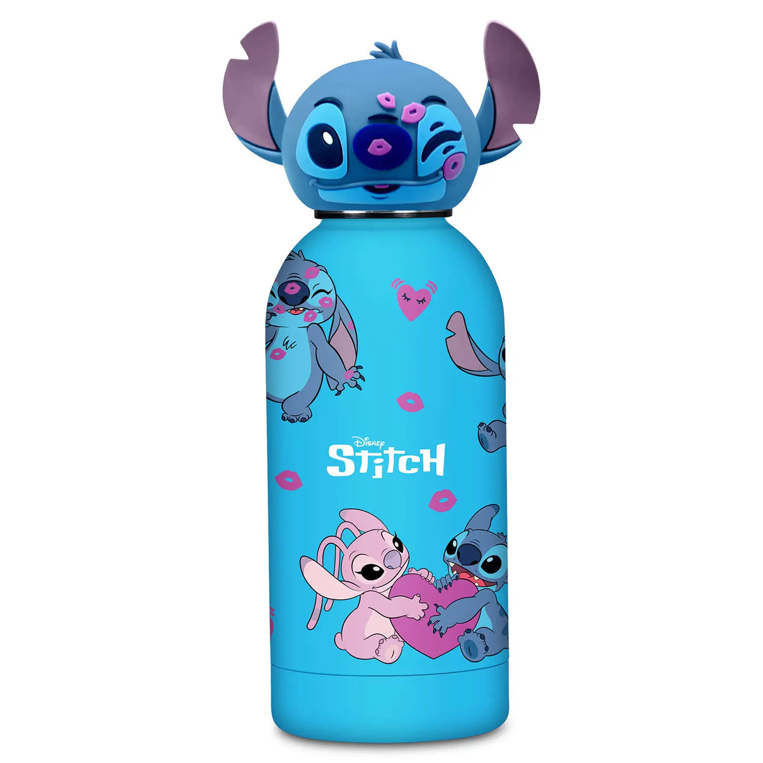 Borraccia Stitch 350ml Inox con Tappo Sagomato - borracce