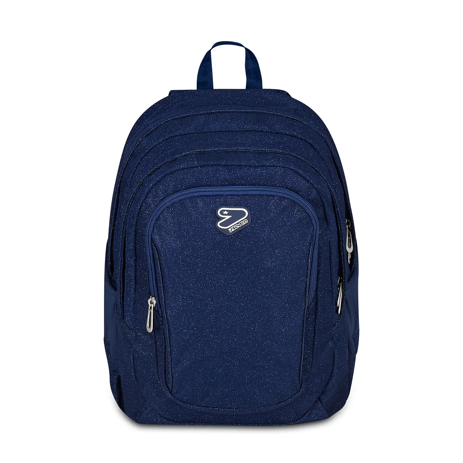 Zaino Scuola Seven Shiny Tech Blue Polite 30 Litri Tasca PC Tablet - zaini scuola