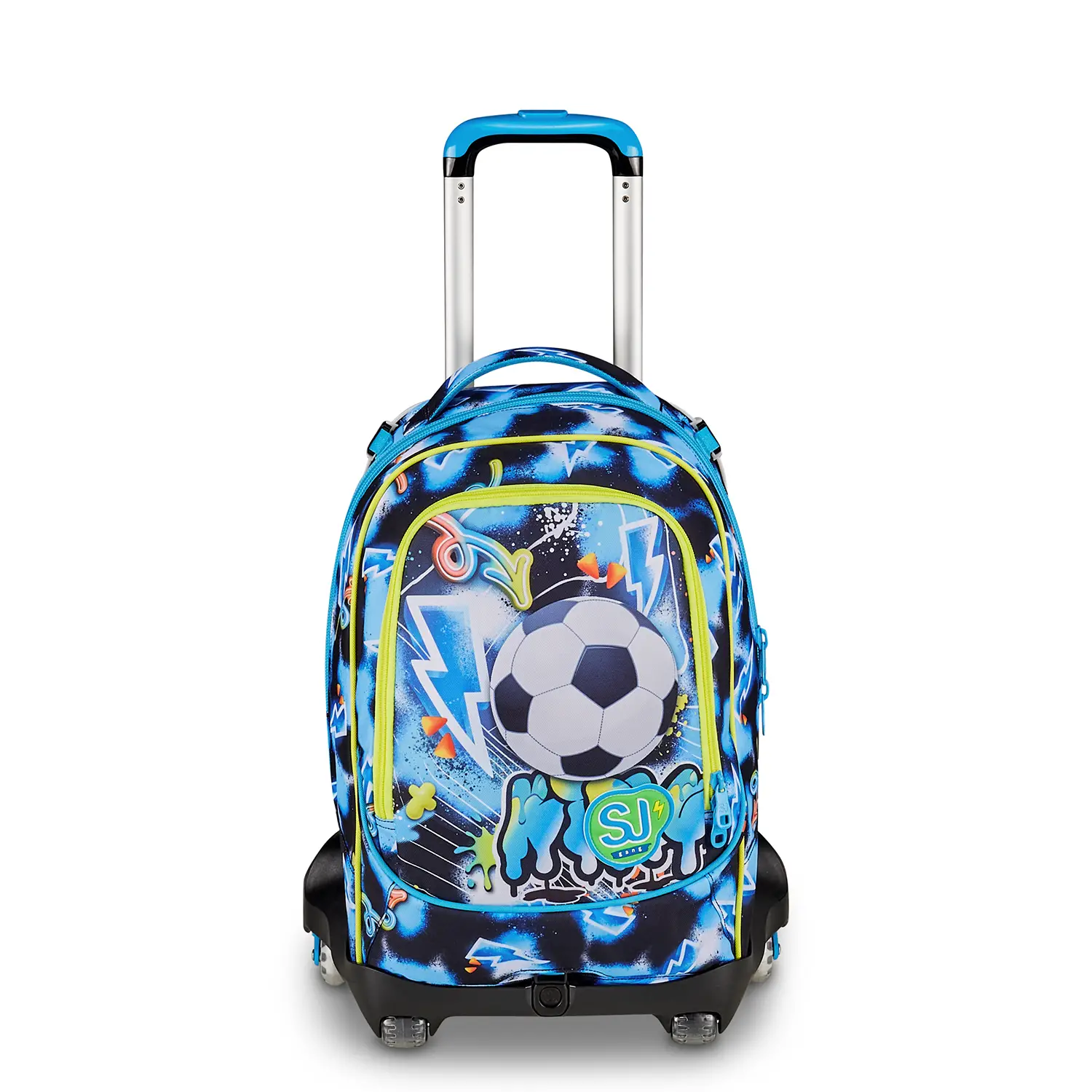 Zaino Scuola Trolley SJ Gang Glowgame Jack 8 Ruote 34 Litri - zaini trolley