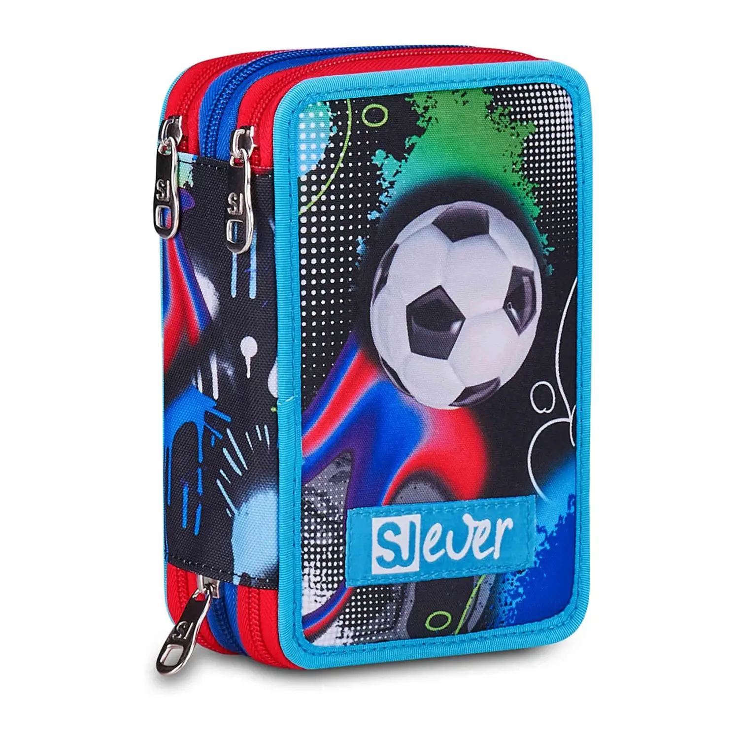 Astuccio 3 Zip SJ Gang Ever Fluid Game 45 Pezzi - astucci colori
