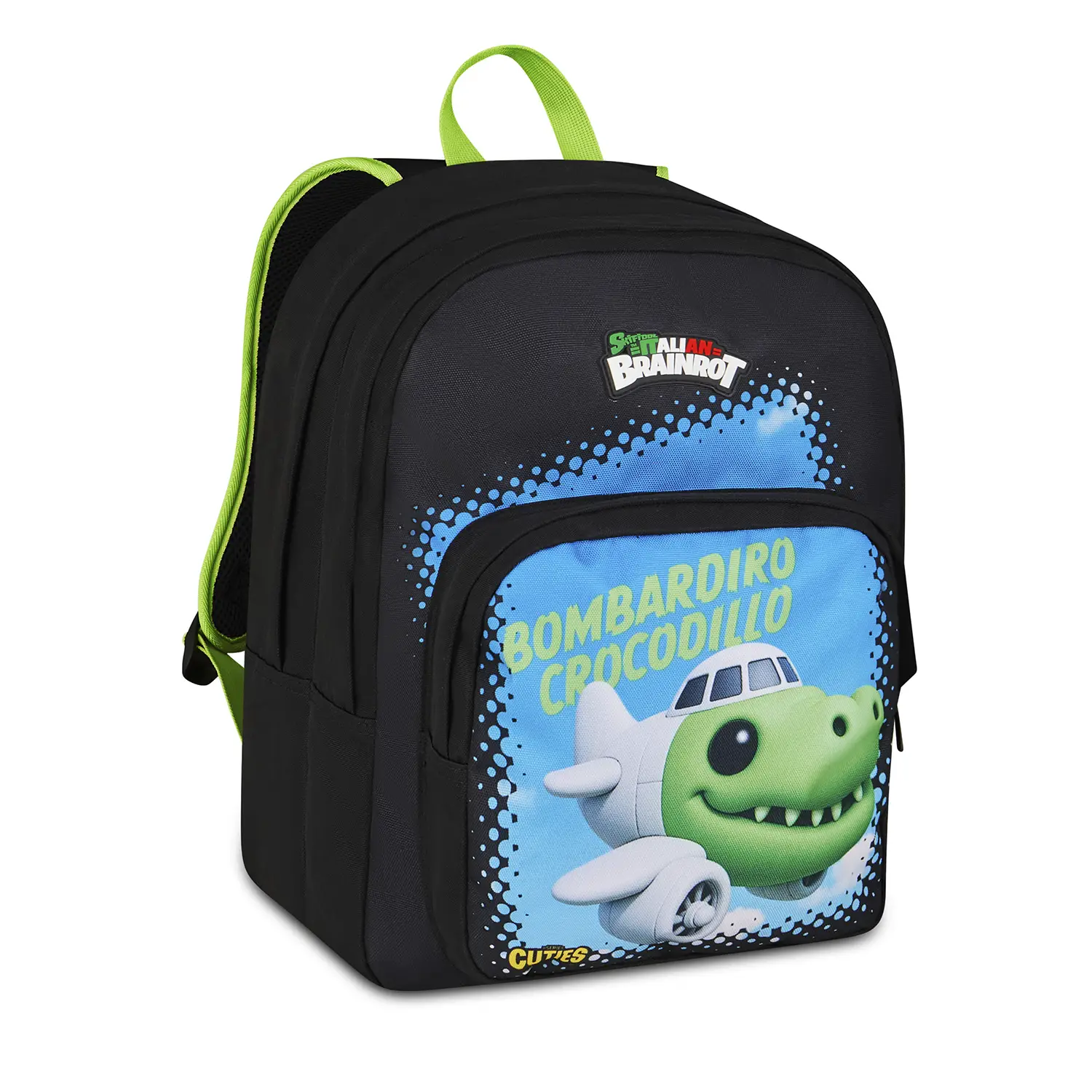 Zaino Scuola Brainrot Bombardiro Crocodillo 31L - zaini scuola