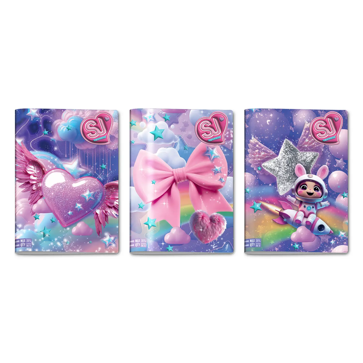 Sj Gang Wondrous Girl Quaderno A4 Maxi 96/100 Rigatura 10m - Cancelleria varia