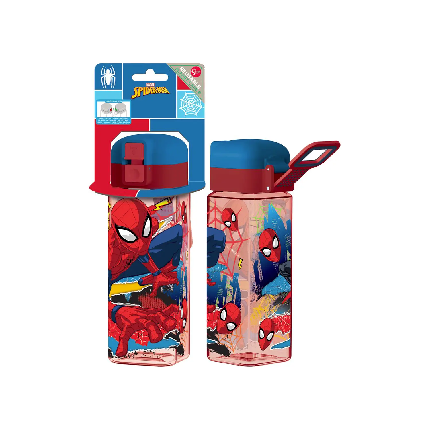 Spiderman Borraccia Ecozen ml.550 - borracce