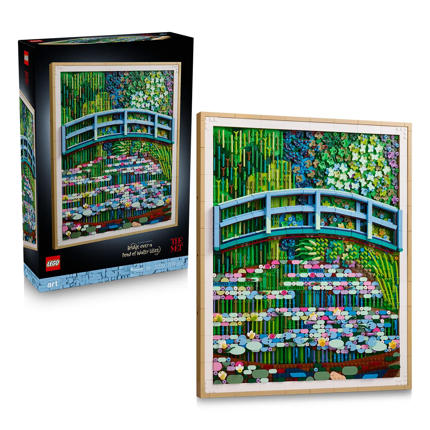 LEGO Art Claude Monet - Lo Stagno Delle Ninfee 31220 - lego