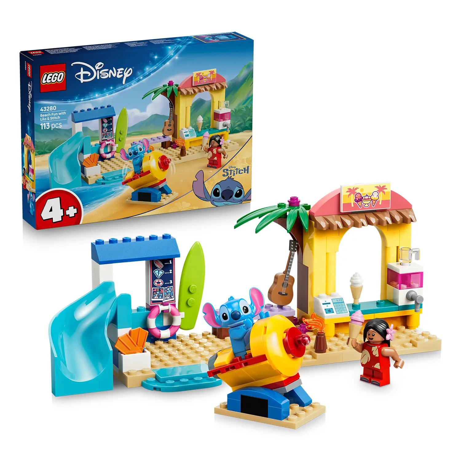 LEGO Disney Divertimento in Spiaggia con Lilo e Stitch 43280 Gioco 4+ - lego
