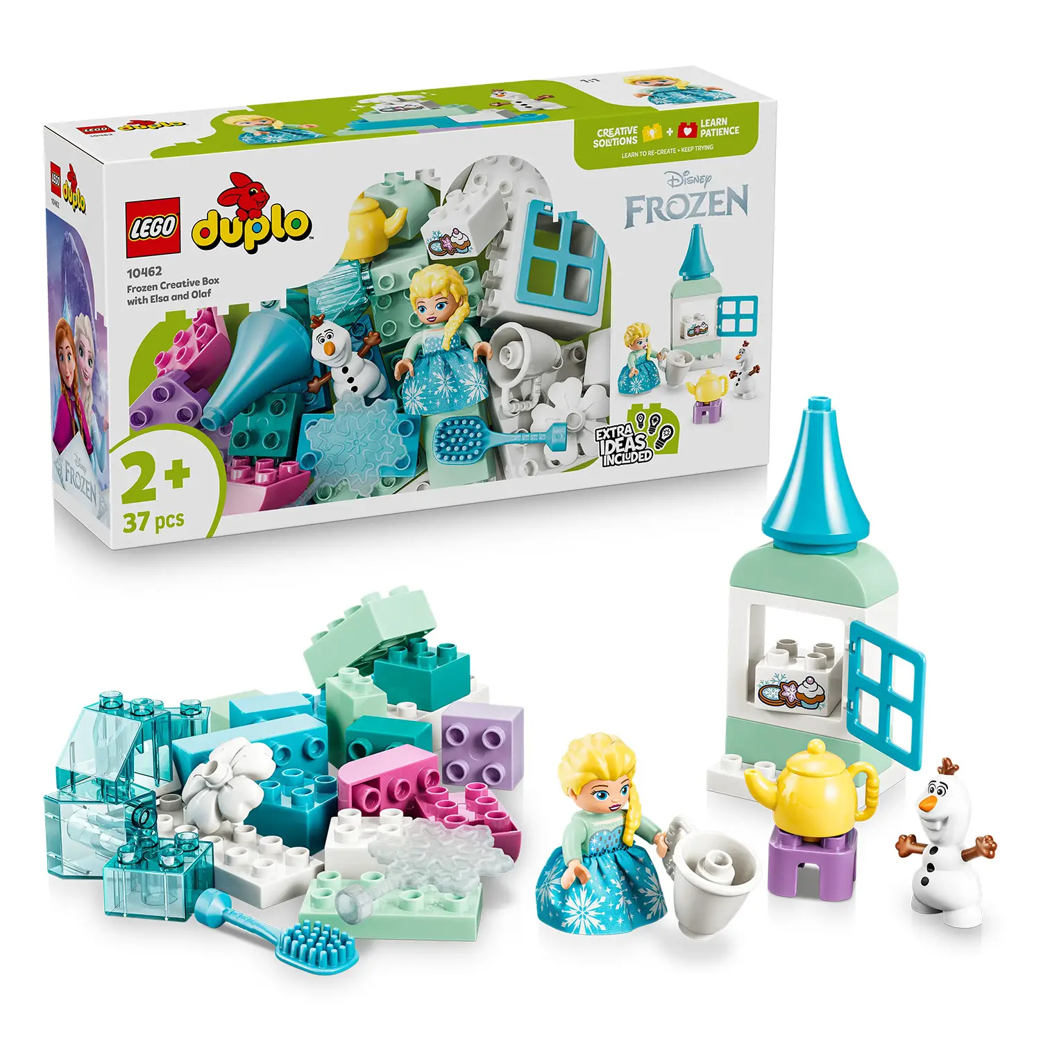 LEGO DUPLO Disney Scatola Creativa di Frozen con Elsa e Olaf 10462 - Costruzioni in plastica