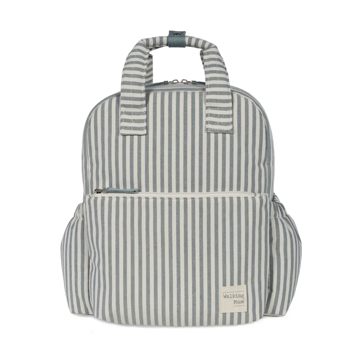 Zaino Fasciatoio Praliné Strisce Matcha Walking Mum - borse e zaini