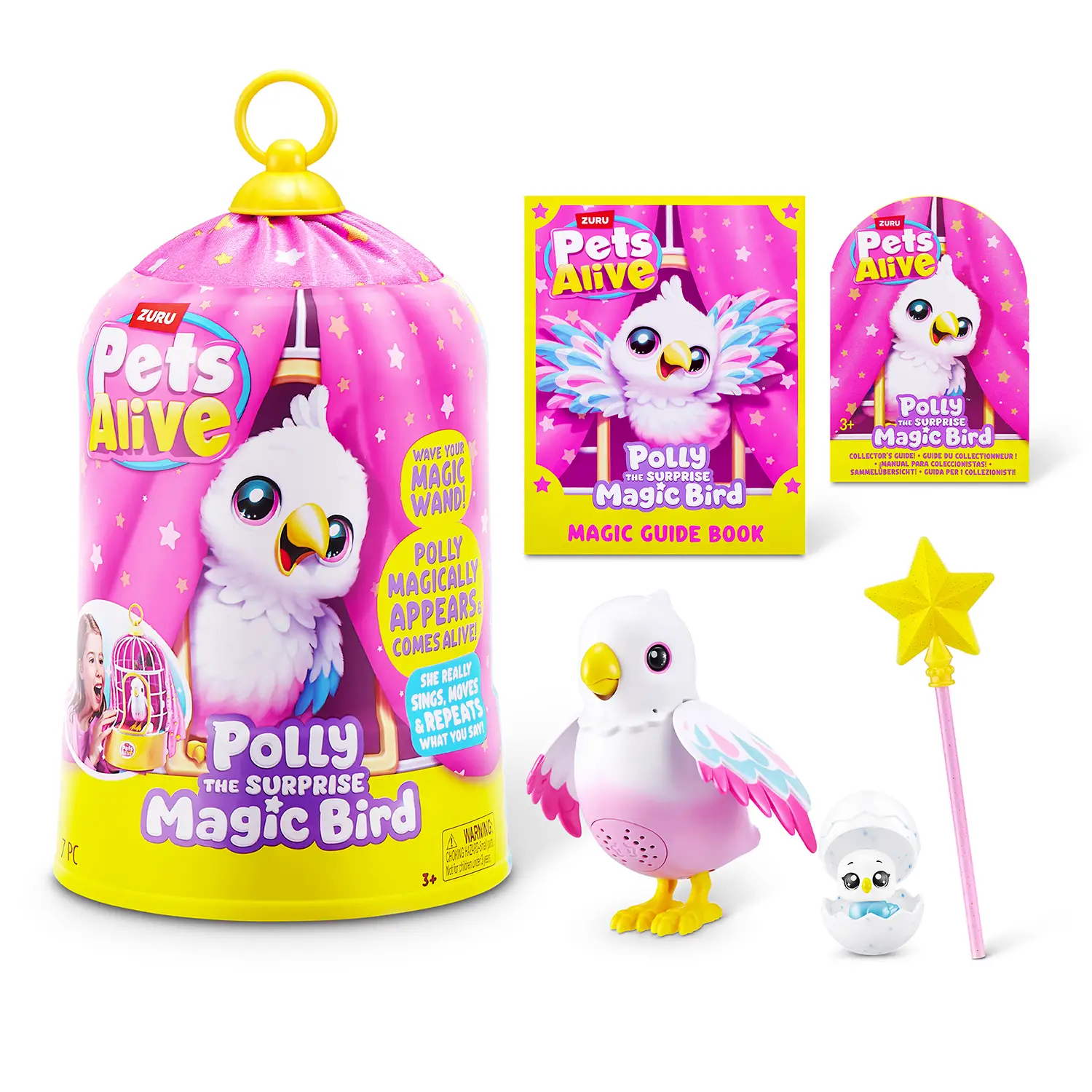 Pets Alive Magic Birds Polly Interattivo - collezionabili bambina